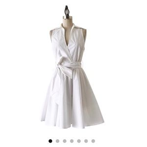 Island Company White Fit & Flare Dress